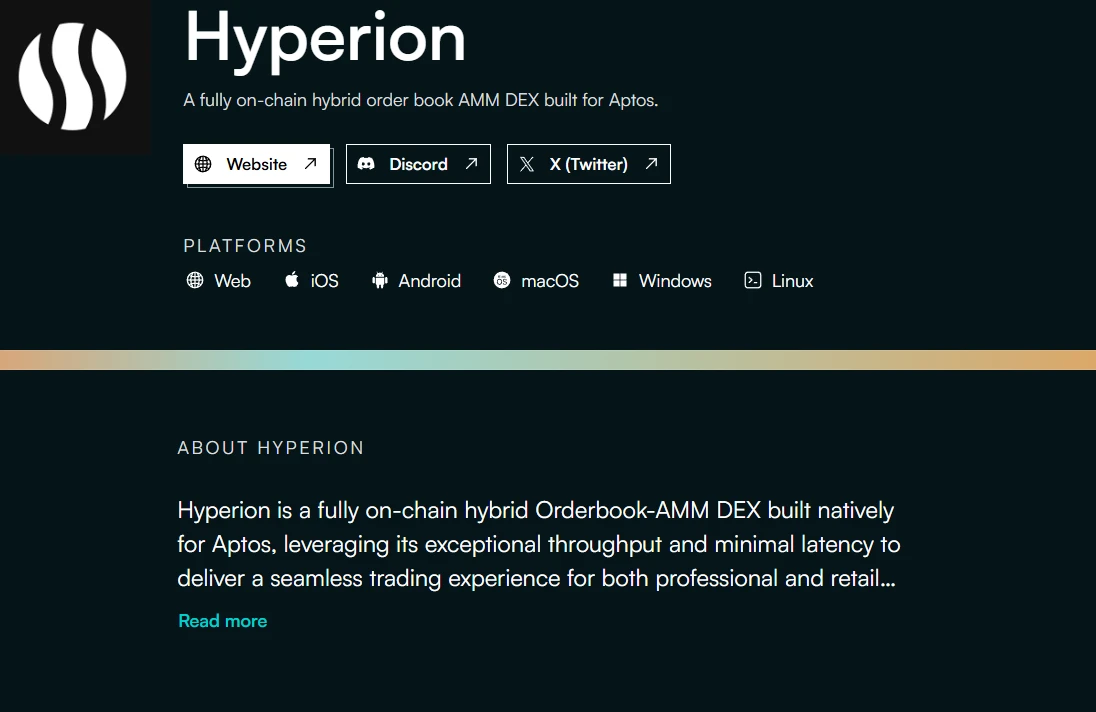 Hyperion：复刻DeFi战争胜利剧本，打造Aptos流动性核心