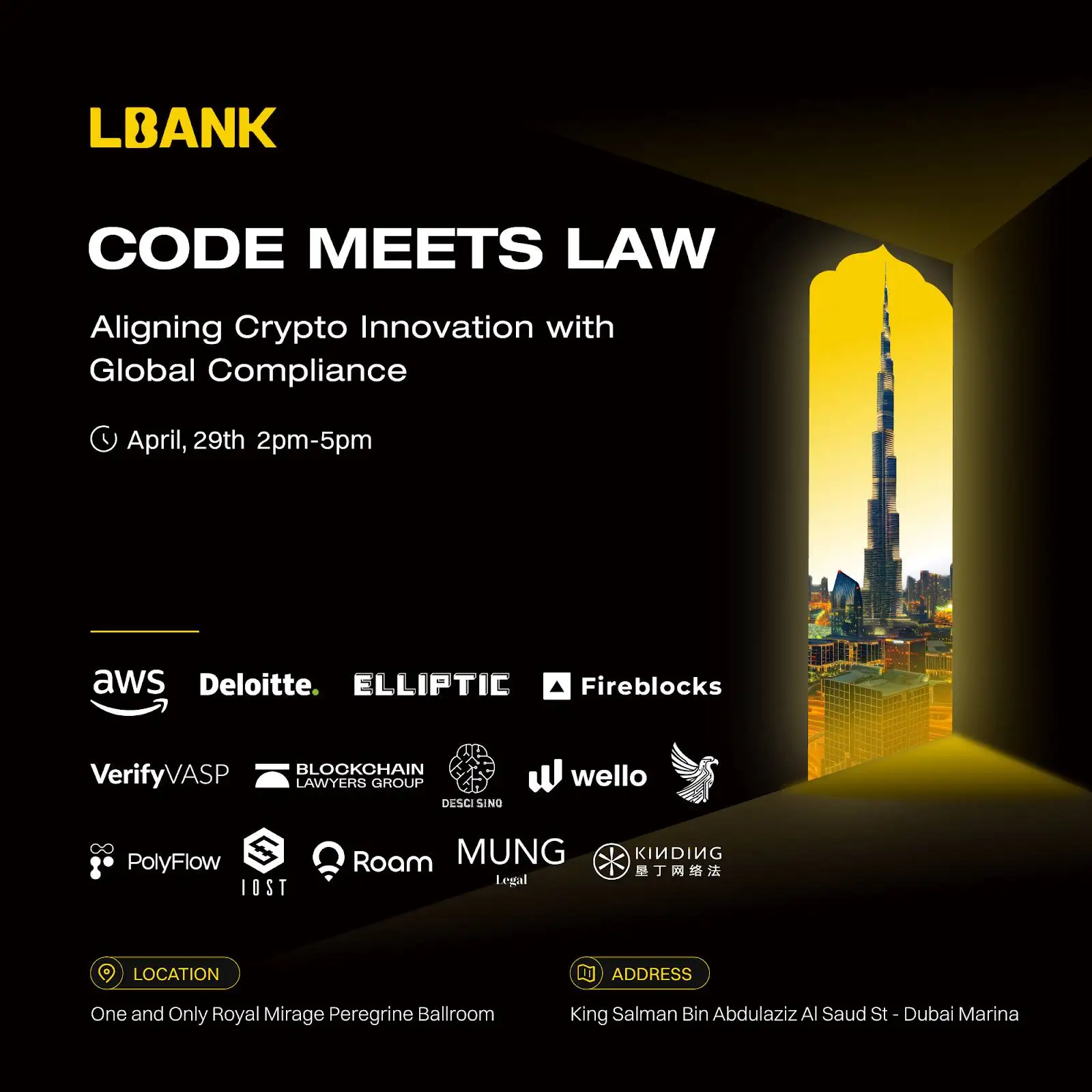 LBank迪拜举办Code Meets Law论坛，探讨加密合规与创新